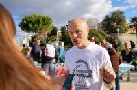 Zadar: Novogodišnje kupanje na Morskim orguljama