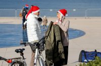 Zadar: Novogodišnje kupanje na Morskim orguljama