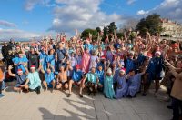 Zadar: Novogodišnje kupanje na Morskim orguljama