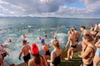 Zadar: Novogodišnje kupanje na Morskim orguljama