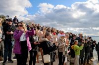 Zadar: Novogodišnje kupanje na Morskim orguljama