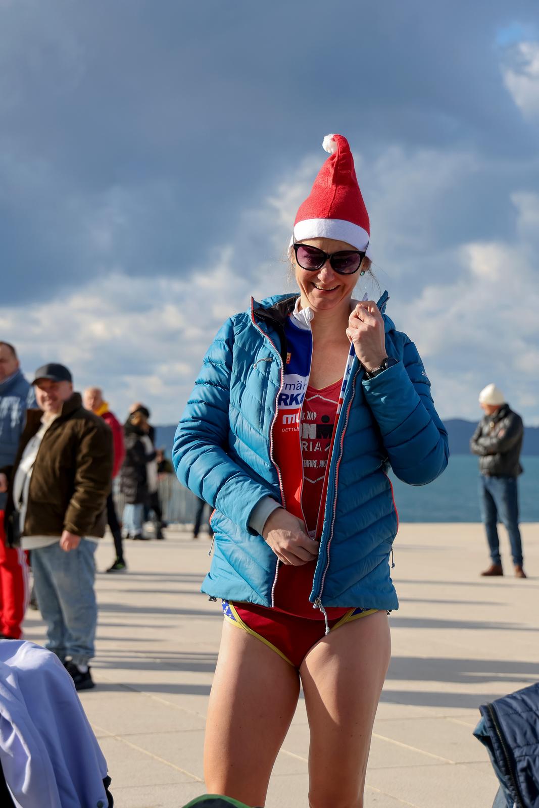 Zadar: Novogodišnje kupanje na Morskim orguljama