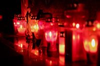 Zadar: Večernji pogled na Gradsko groblje na blagdan Svih svetih