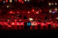 Zadar: Večernji pogled na Gradsko groblje na blagdan Svih svetih