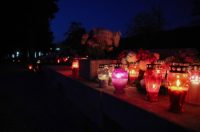 Zadar: Večernji pogled na Gradsko groblje na blagdan Svih svetih