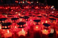 Zadar: Večernji pogled na Gradsko groblje na blagdan Svih svetih