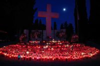 Zadar: Večernji pogled na Gradsko groblje na blagdan Svih svetih