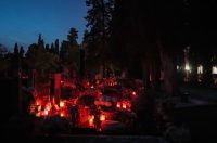 Zadar: Večernji pogled na Gradsko groblje na blagdan Svih svetih