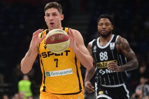 Beograd: Utakmica 10. kola AdmiralBet ABA League između KK Partizan Mozzart Bet i KK Split
