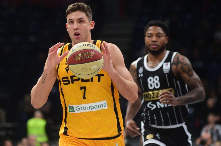 Beograd: Utakmica 10. kola AdmiralBet ABA League između KK Partizan Mozzart Bet i KK Split