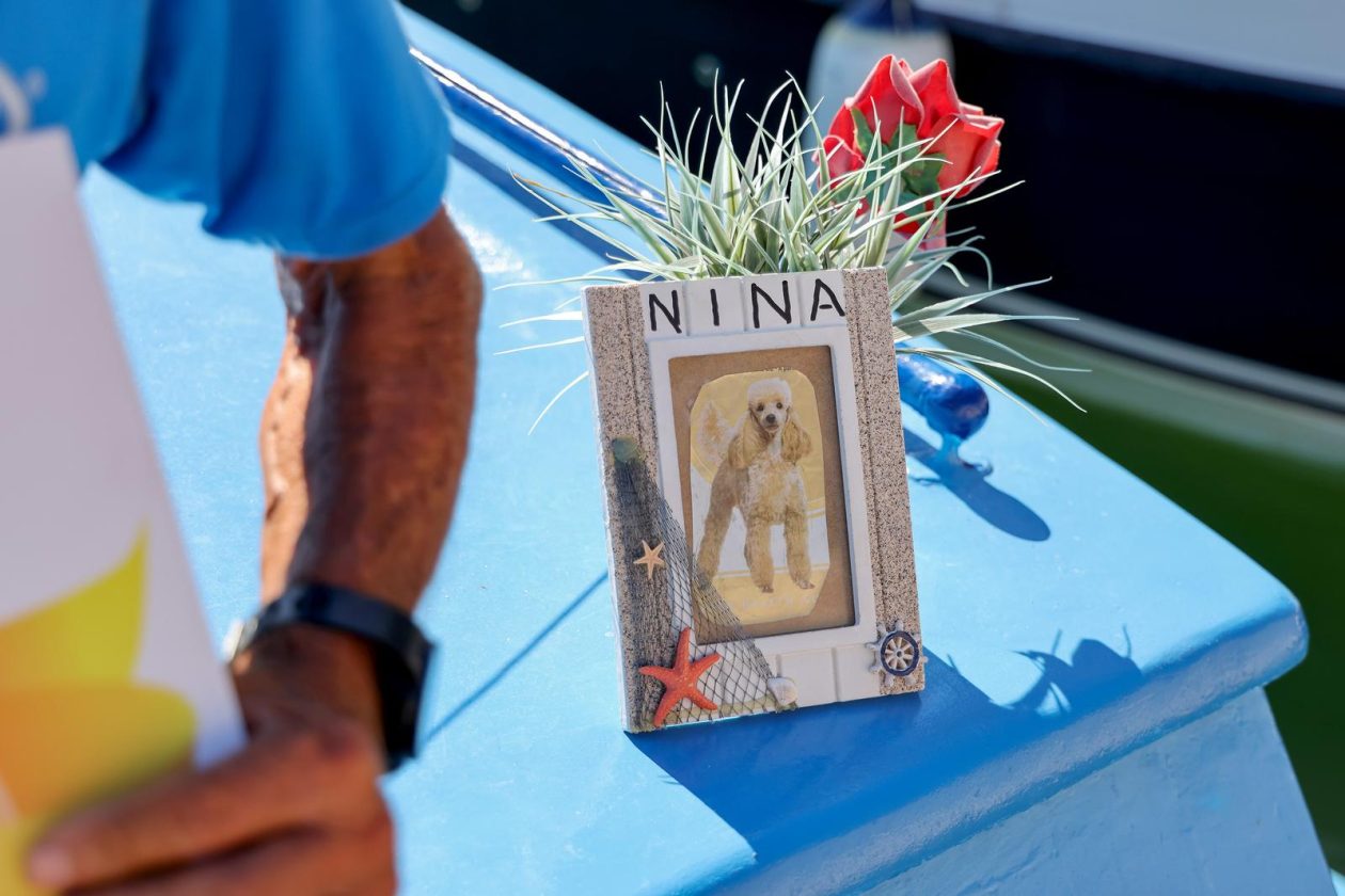 Venci Jurin i njegova pudlica Nina