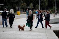 Oblačna nedjelja u gradu Zadru