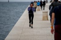 Oblačna nedjelja u gradu Zadru