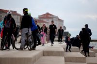 Oblačna nedjelja u gradu Zadru