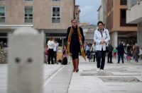 Oblačna nedjelja u gradu Zadru