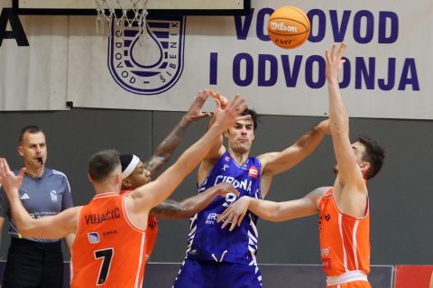 Šibenik: KK Šibenka i KK Cibona sastali se u 14. kolu SuperSport Premijer lige
