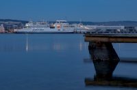 arbanasi gaženica trajekt jadrolinija večer