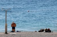 Zadar: Jesenski dan na plaži Kolovare Zadar: Jesenski dan na plaži Kolovare