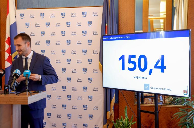 Zadar: Gradonačelnik Šime Erlić predstavio prijedlog proračuna Grada Zadra za 2025. godinu
