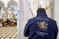 Zadar: Polaganje svijeća i vijenca na spomeniku poginulim braniteljima