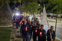 Zadar: Polaganje svijeća i vijenca na spomeniku poginulim braniteljima