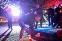 Zadar: Polaganje svijeća i vijenca na spomeniku poginulim braniteljima