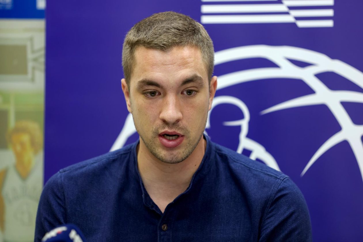 Zadar: Novi direktor KK Zadar Roko Jurlina održao konferenciju za medije