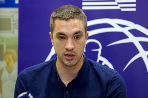 Zadar: Novi direktor KK Zadar Roko Jurlina održao konferenciju za medije