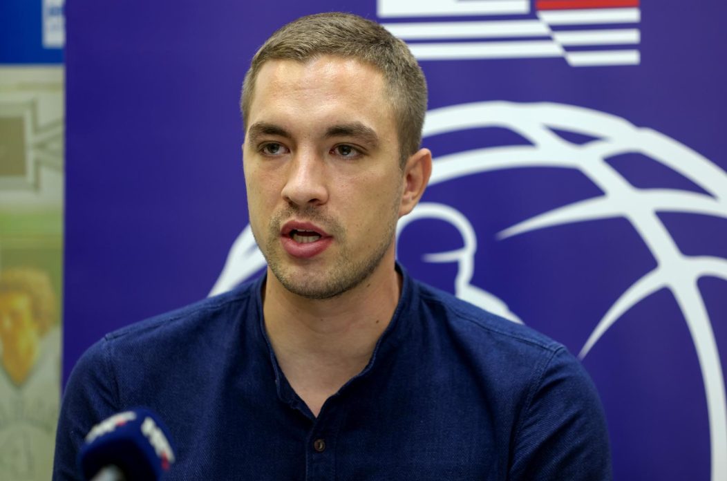 Zadar: Novi direktor KK Zadar Roko Jurlina održao konferenciju za medije