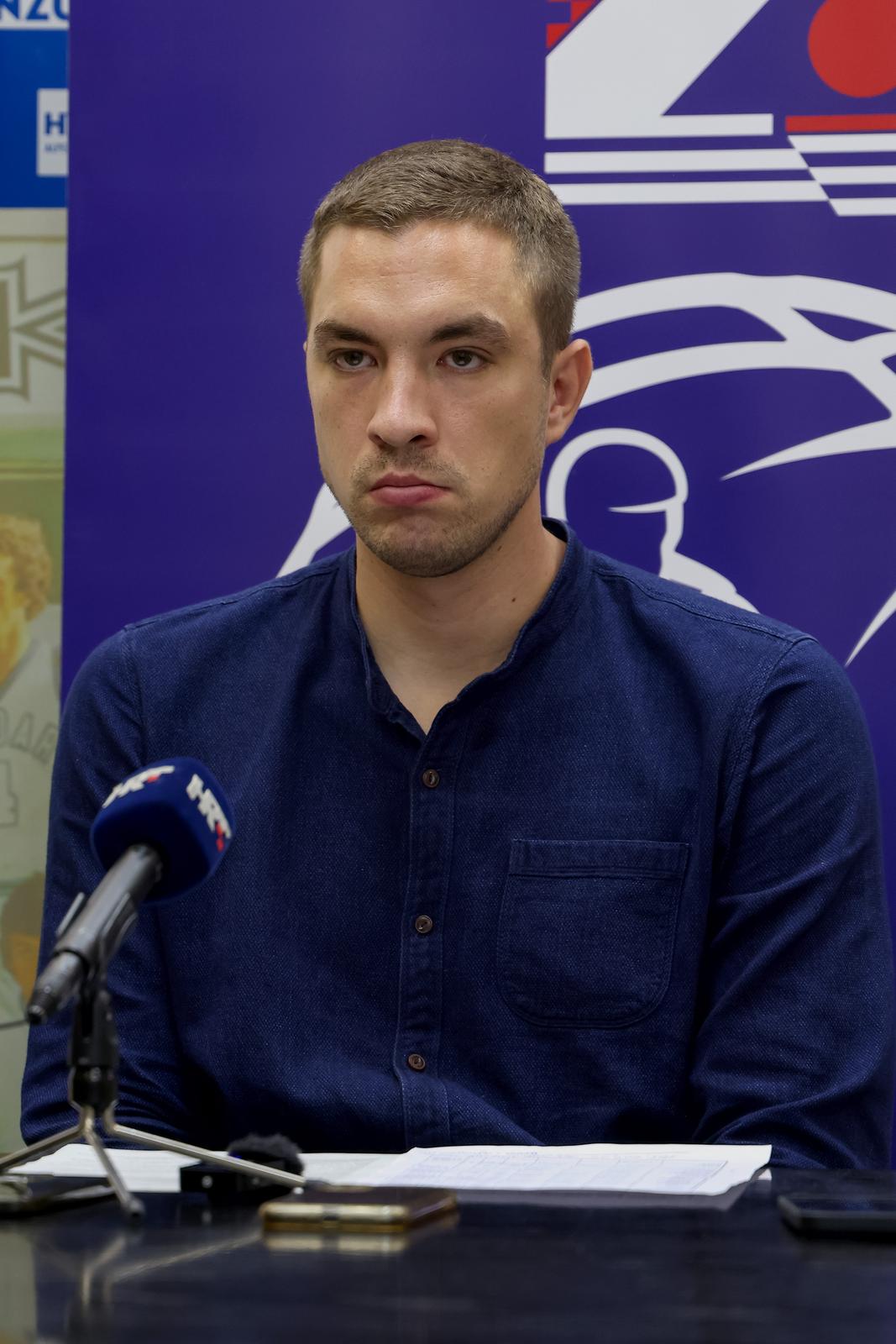 Zadar: Novi direktor KK Zadar Roko Jurlina održao konferenciju za medije