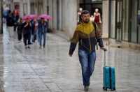 Zadar: Kišna nedjelja u centru grada