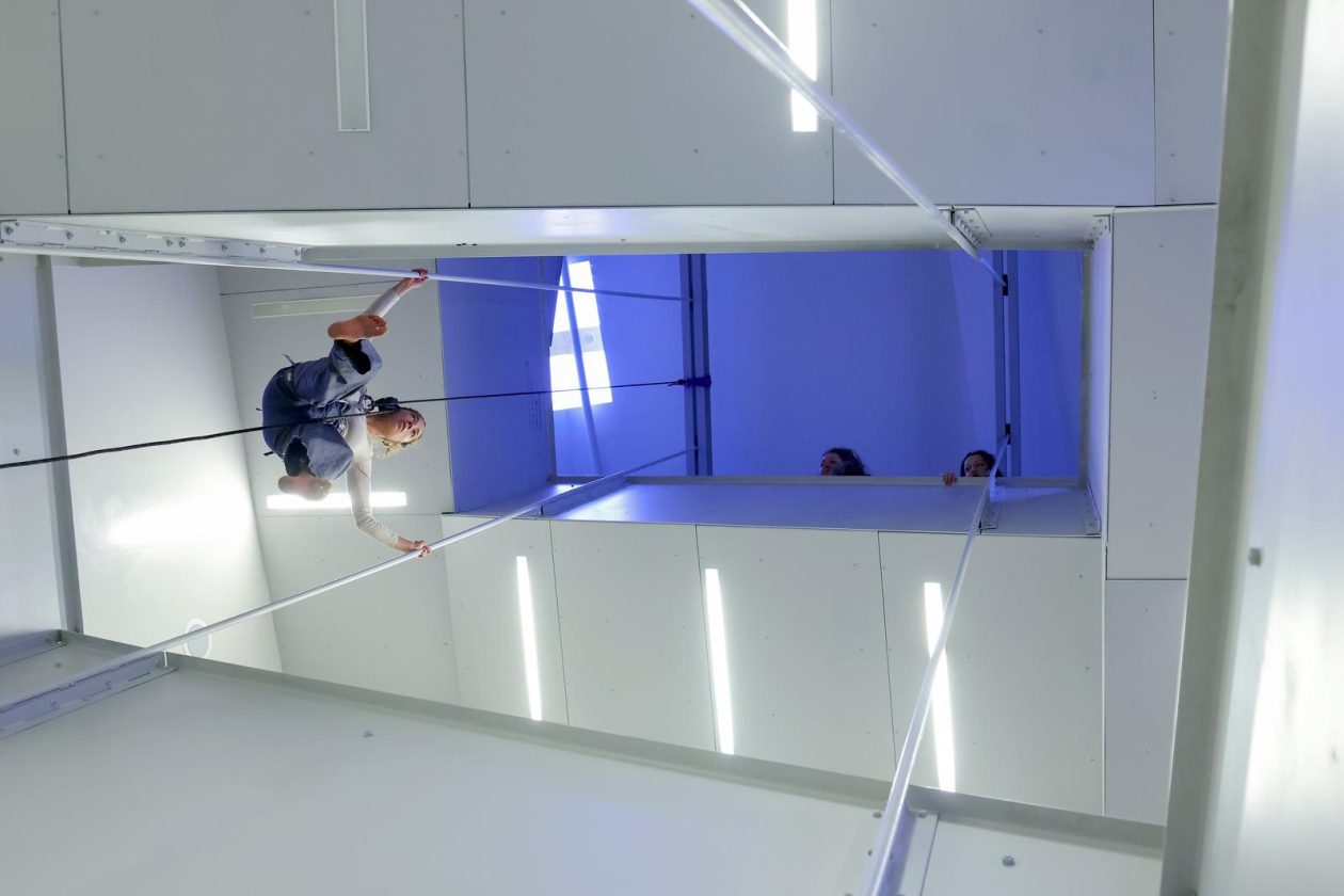 Vertikalne plesne instalacije u prostorima II Palače Vertikalne plesne instalacije u prostorima II Palače