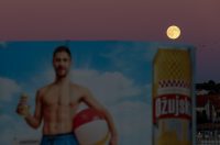 Izlazak punog mjeseca nad Zadrom