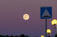 Izlazak punog mjeseca nad Zadrom