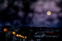 Izlazak punog mjeseca nad Zadrom