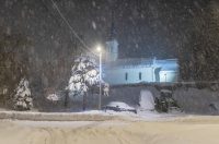 Snježni ugođaj u Gračacu