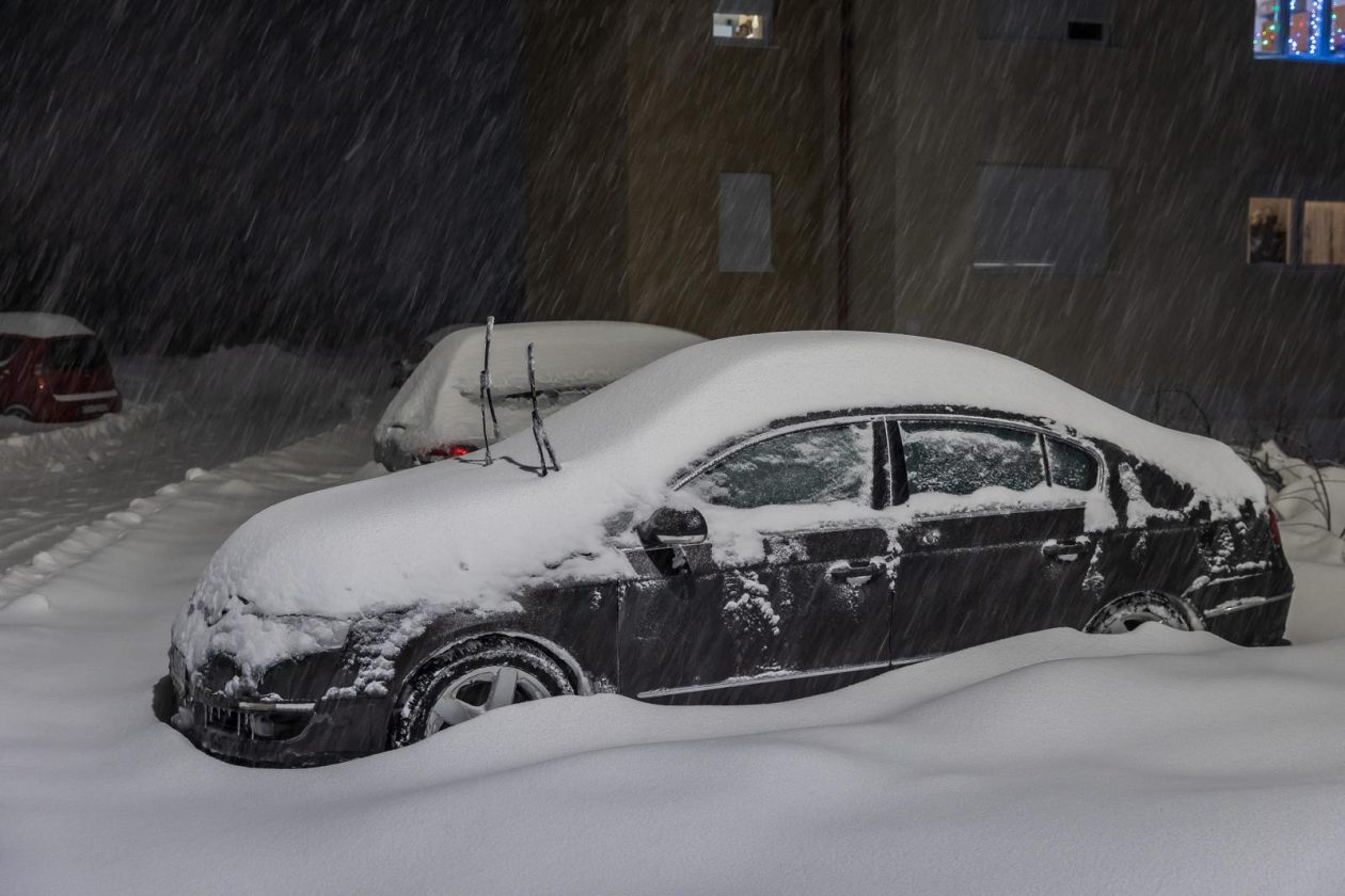 Snježni ugođaj u Gračacu