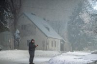 Snježni ugođaj u Gračacu