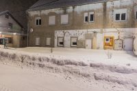 Snježni ugođaj u Gračacu