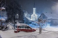 Snježni ugođaj u Gračacu