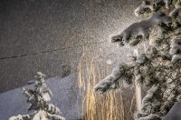 Snježni ugođaj u Gračacu