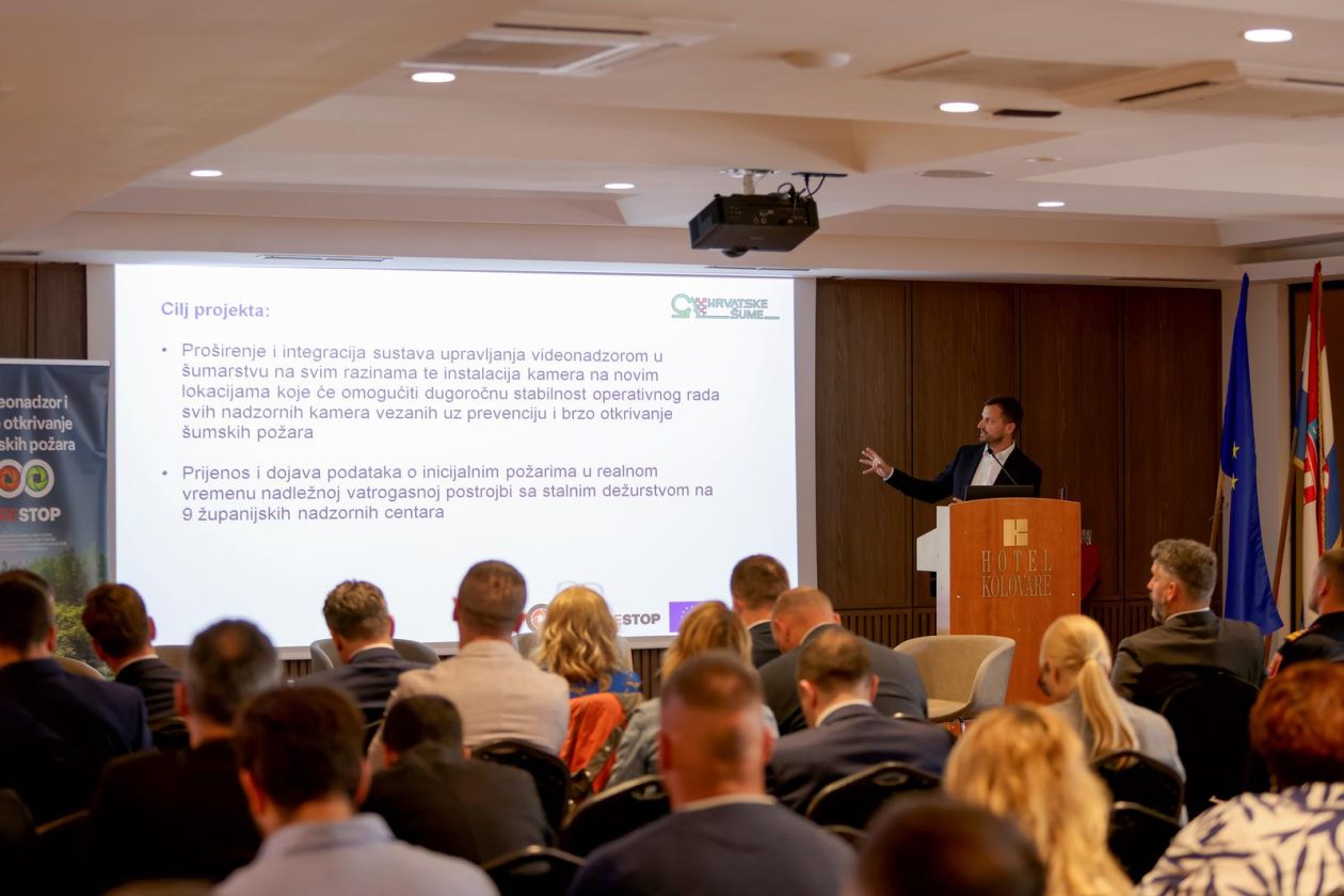 Zadar: Konferencija projekta “Videonadzor i rano otkrivanje šumskih požara – FIRESTOP” Zadar: Konferencija projekta “Videonadzor i rano otkrivanje šumskih požara – FIRESTOP”
