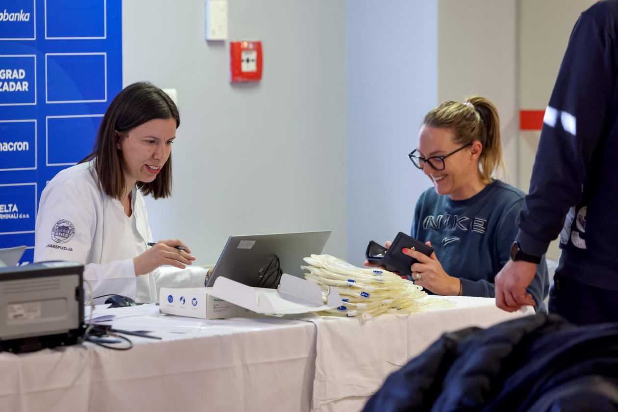 Zadar: Velika humanitarna akcija dobrovoljnog darivanja krvi