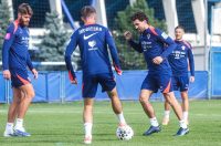 Hrvatska nogometna reprezentacija na treningu u Maksimiru uoci utakmice protiv Ceske u kvalifikacijskoj utakmici za Svjetsko prvenstvo Hrvatska nogometna reprezentacija na treningu u Maksimiru uoci utakmice protiv Ceske u kvalifikacijskoj utakmici za Svjetsko prvenstvo