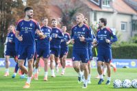 Hrvatska nogometna reprezentacija na treningu u Maksimiru uoci utakmice protiv Ceske u kvalifikacijskoj utakmici za Svjetsko prvenstvo Hrvatska nogometna reprezentacija na treningu u Maksimiru uoci utakmice protiv Ceske u kvalifikacijskoj utakmici za Svjetsko prvenstvo