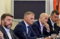 Zadar: Sastanak ministra Olega Butkovića sa županom Josipom Bilaverom