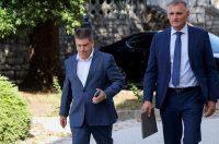 Zadar: Sastanak ministra Olega Butkovića sa županom Josipom Bilaverom