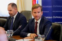 Zadar: Sastanak ministra Olega Butkovića sa županom Josipom Bilaverom