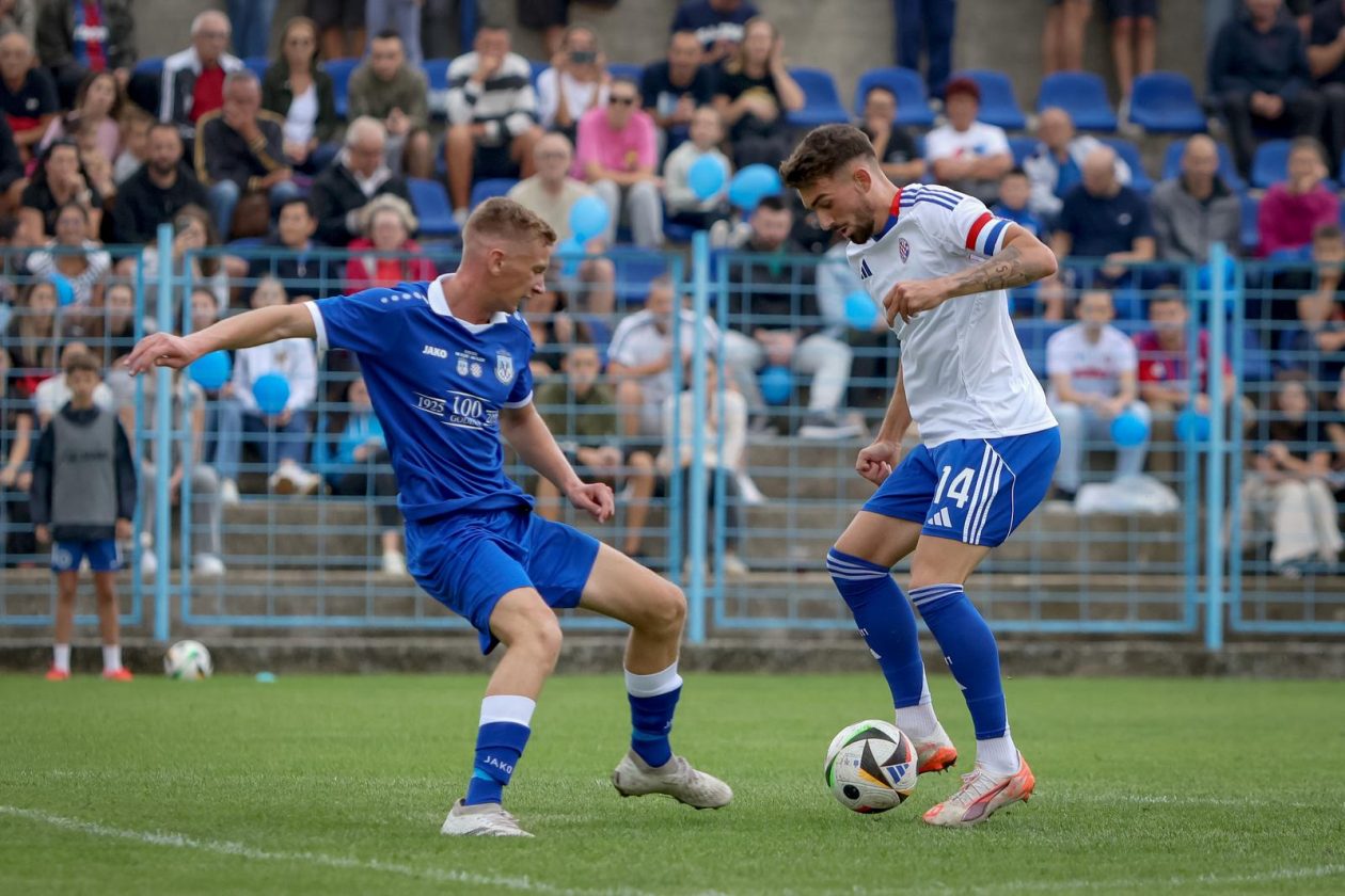 Benkovac: Prijateljska utakmica  između Velebita i Hajduka povodom 100. rođendana kluba iz Benkovca