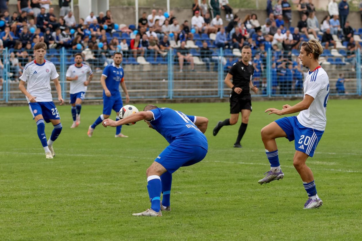 Benkovac: Prijateljska utakmica  između Velebita i Hajduka povodom 100. rođendana kluba iz Benkovca